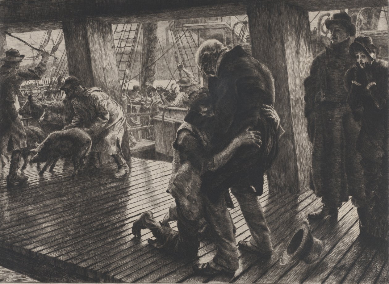 Lignelsen om den fortabte søn, nr. III: Tilbagekomsten, 1882. af James Tissot