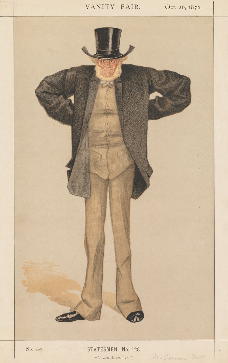 Vanity Fair: Statesman, nr. 128 "Newcastle-on-Tyne" af James Tissot