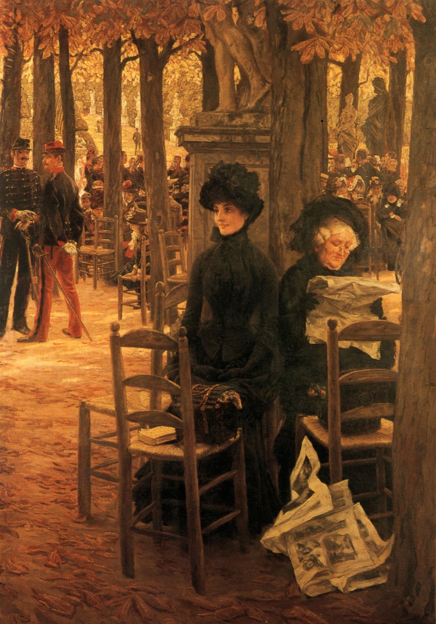 Without a Dowry (også kendt som Sunday in the Luxembourg Gardens) af James Tissot
