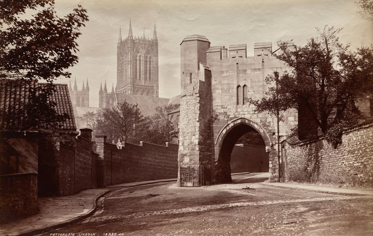 Pottergate, Lincoln, England af James Valentine