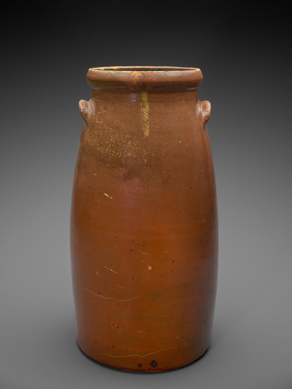 Churn, ca. 1879-1900 (slipglaseret stentøj) af James W. Haden