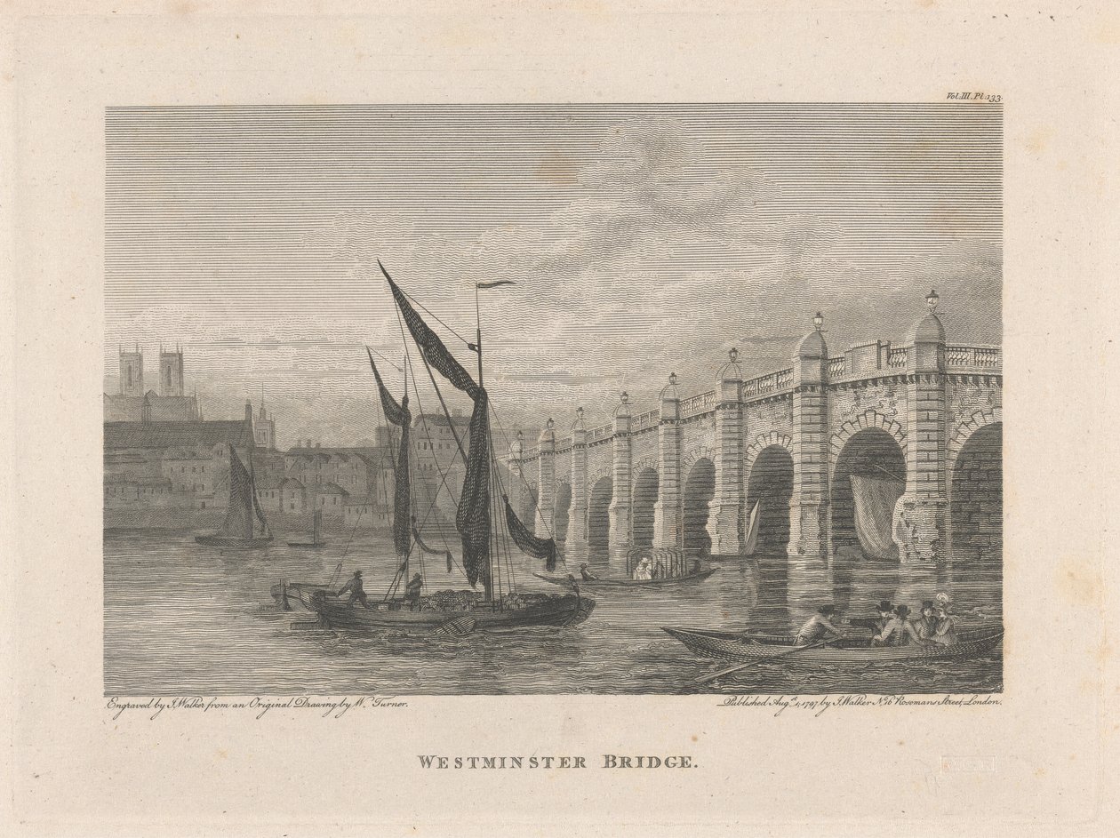 Westminster Bridge af James Walker