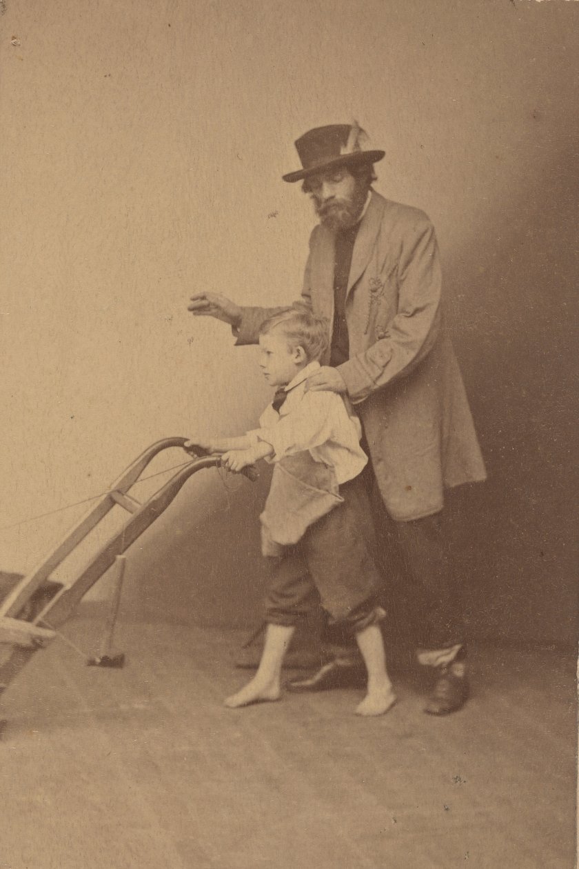 Edward Everett Hale og søn, ca. 1865. af James Wallace Black