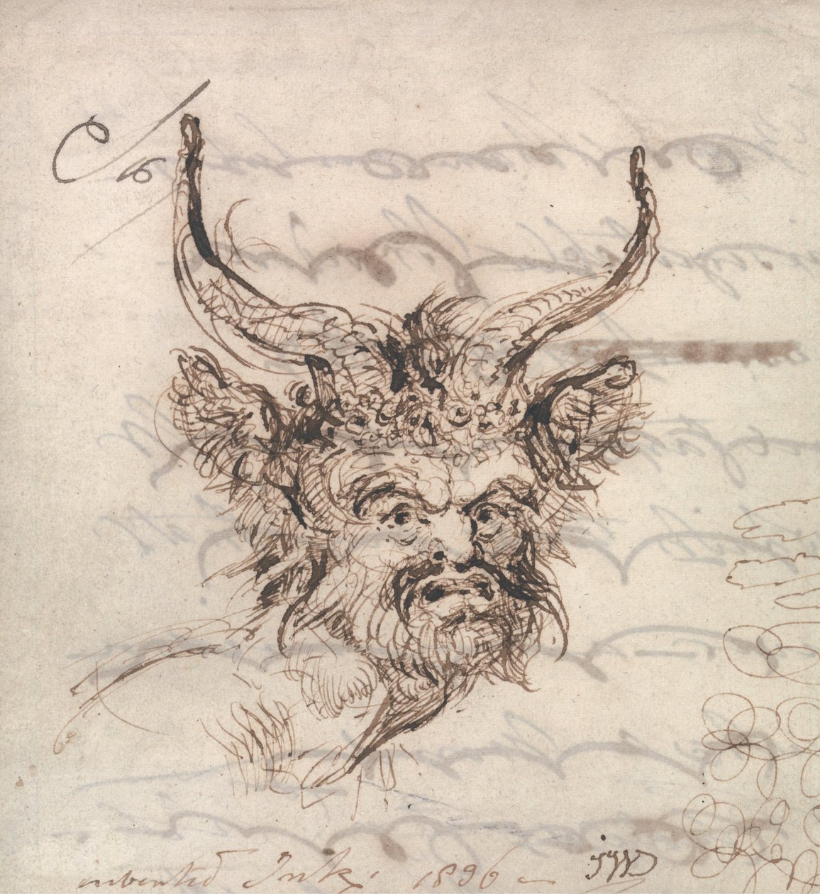 En satyrs hoved af James Ward