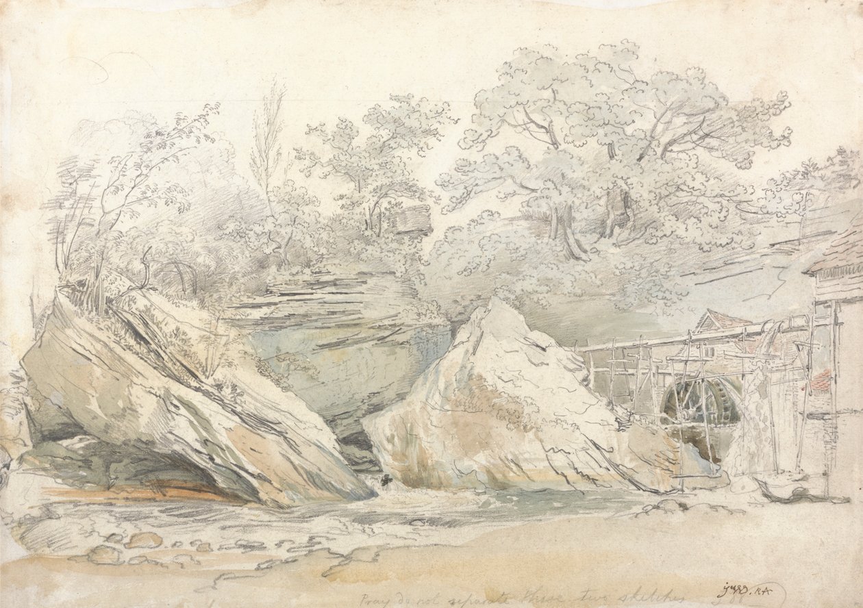 Aberdulais Mill, Glamorganshire af James Ward
