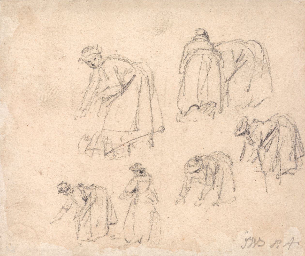Figurstudier: Kvinder, der arbejder af James Ward