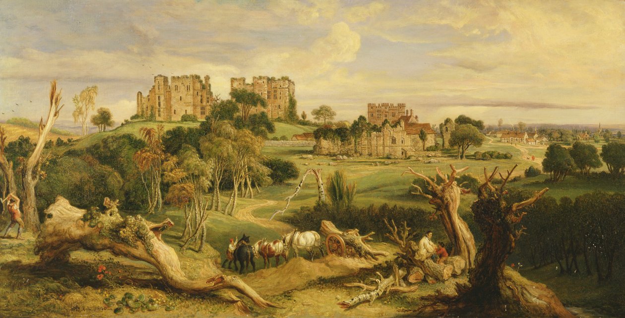 Kenilworth Castle, Warwickshire af James Ward