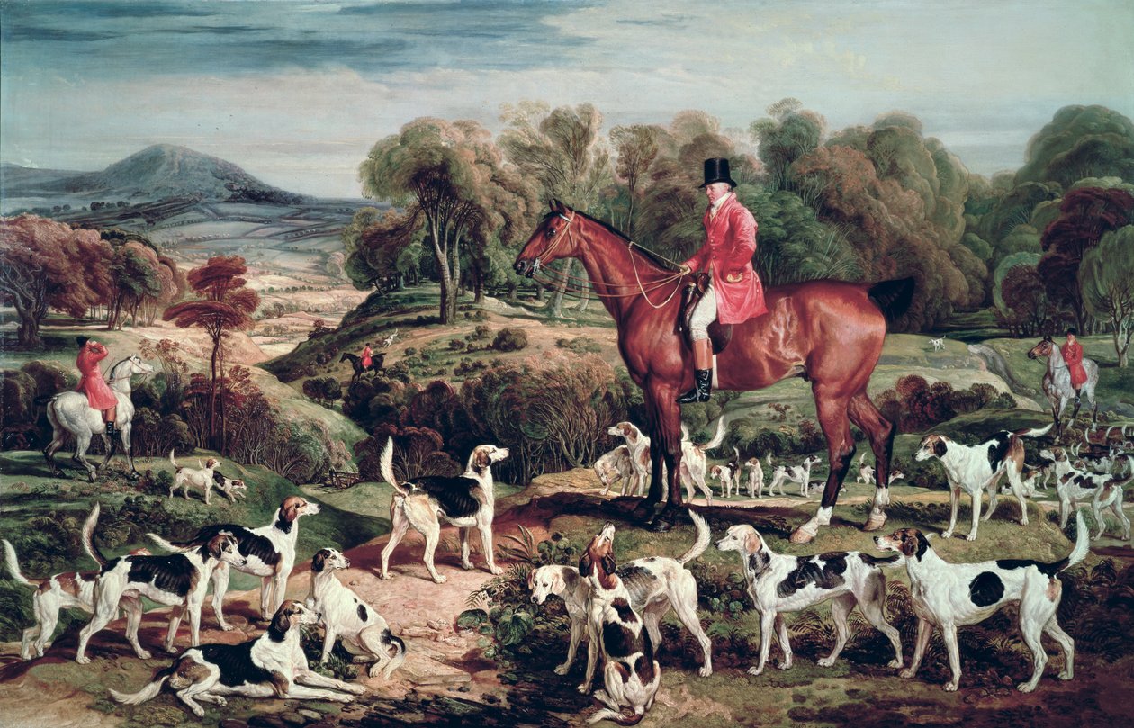 Ralph Lambton og hans hunde af James Ward