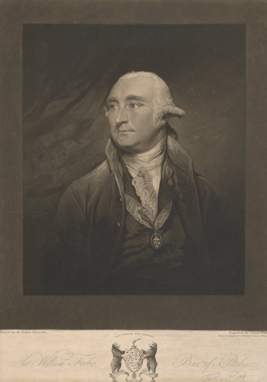Sir William Forbes, 6. baronet af Monymusk og Pitligo af James Ward