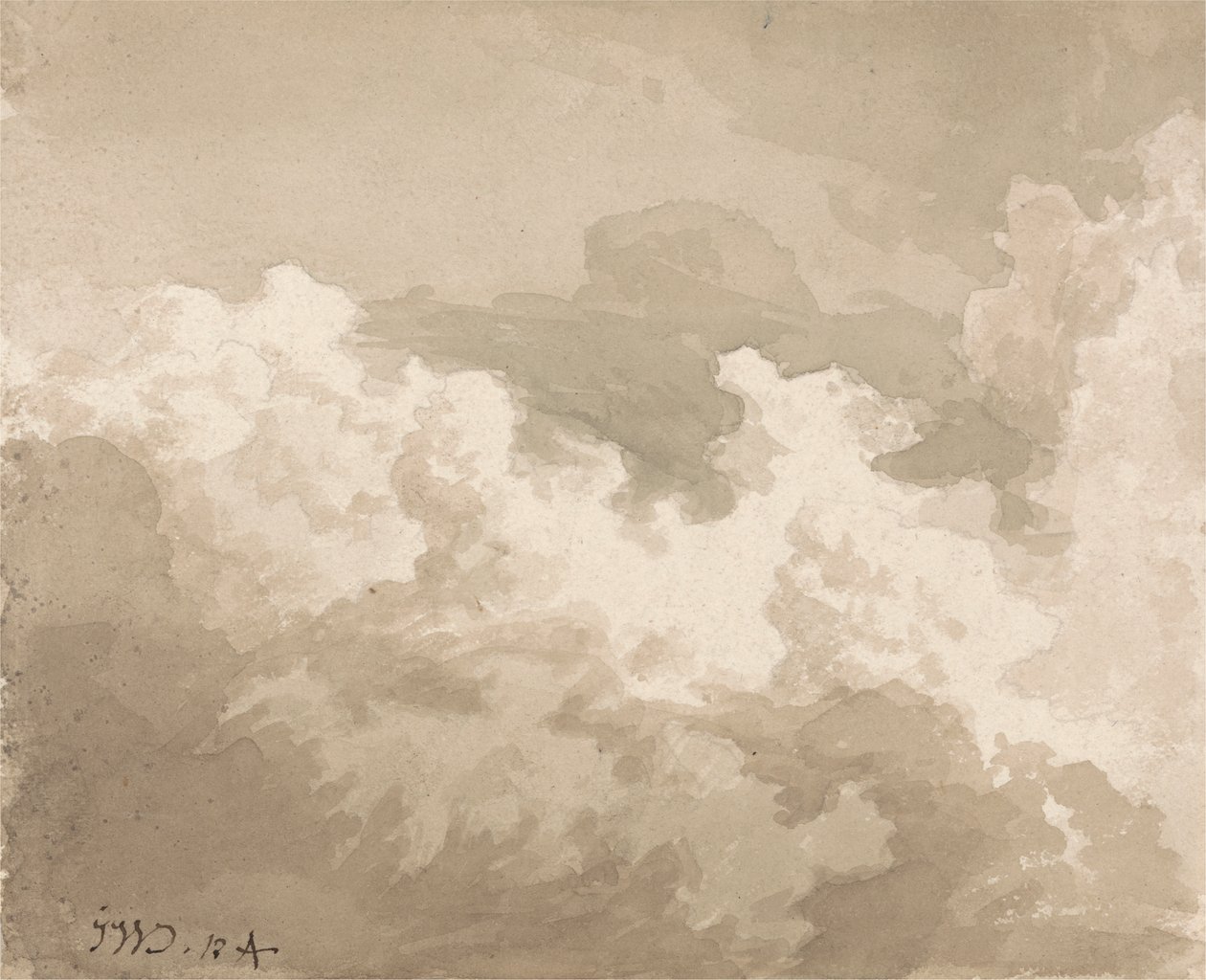 Himmelstudie af James Ward
