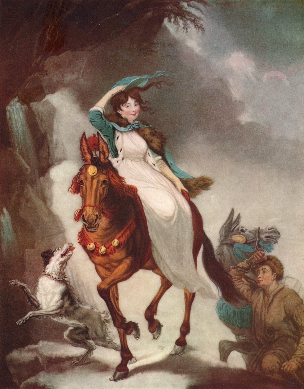 Alperejsende, 1804 af James Ward