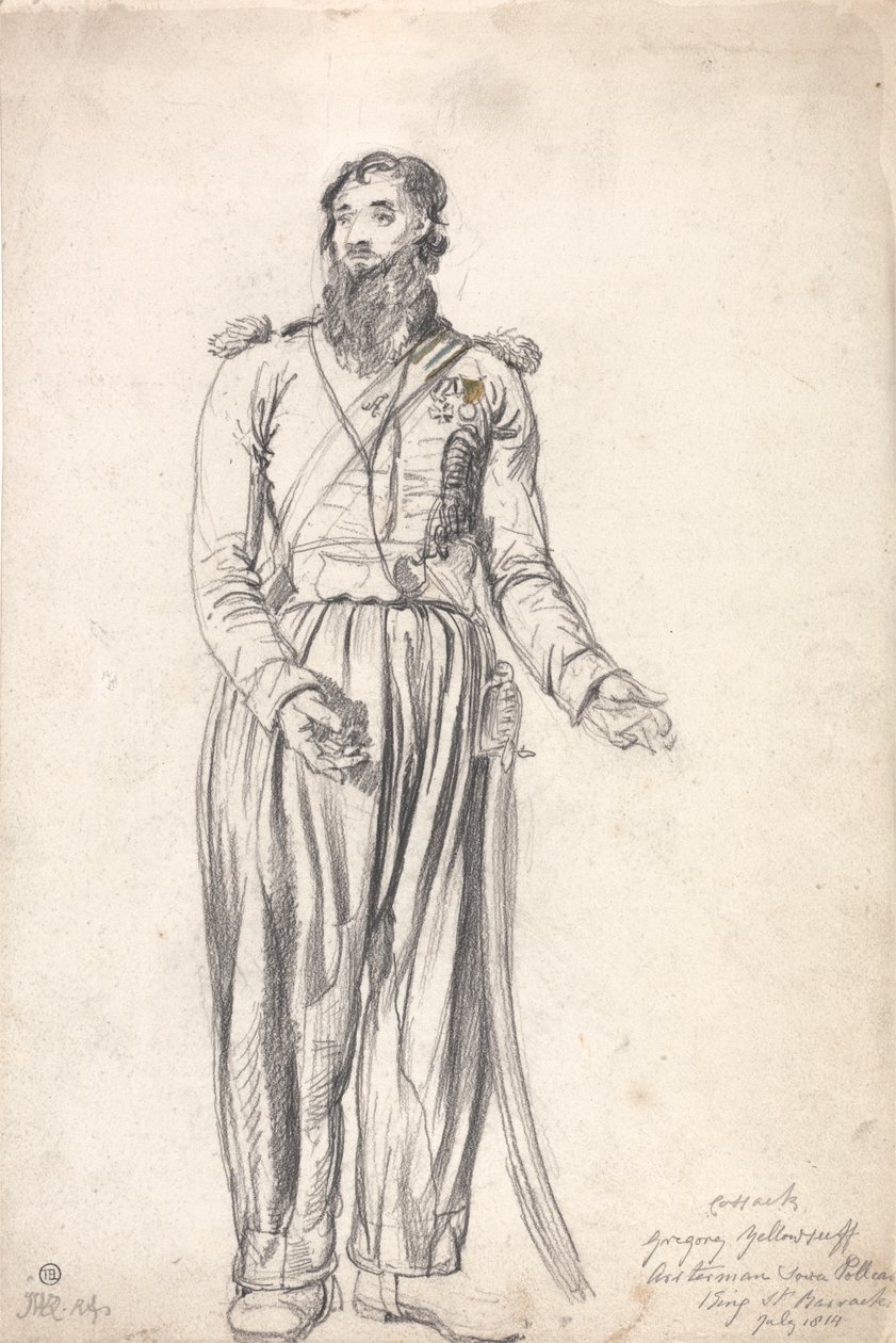 Kosaken, Gregory Yelloserf, juli 1814 af James Ward