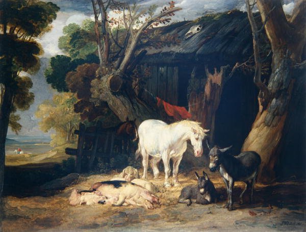 Gårdgården af James Ward