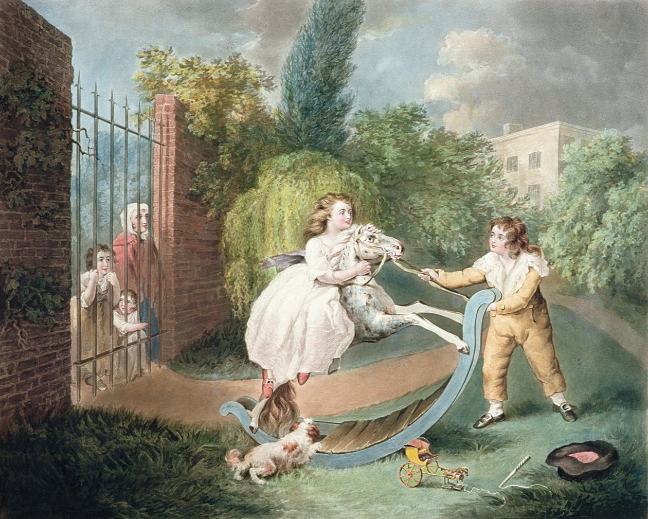 The Rocking Horse, ca. 1793 (mezzotint) af James Ward