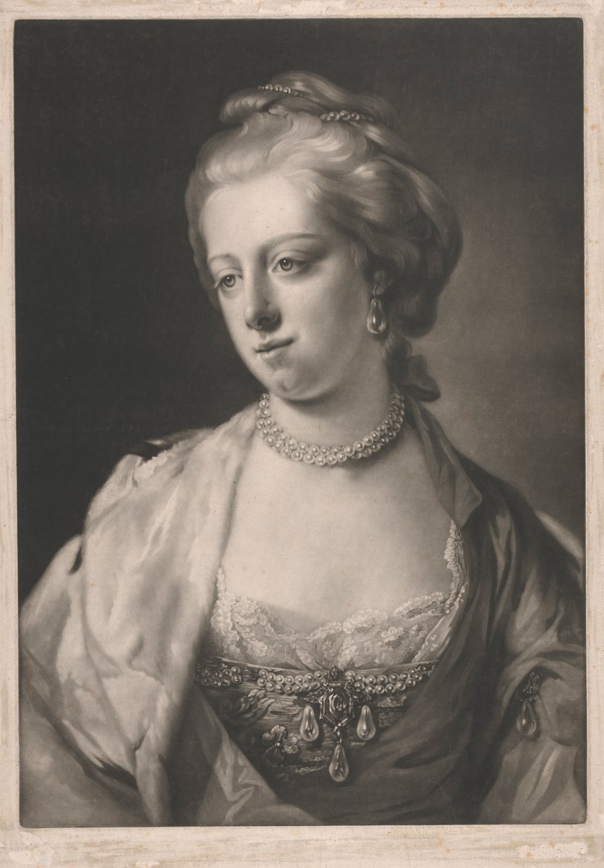 Carolina Matilda, dronning af Danmark af James Watson