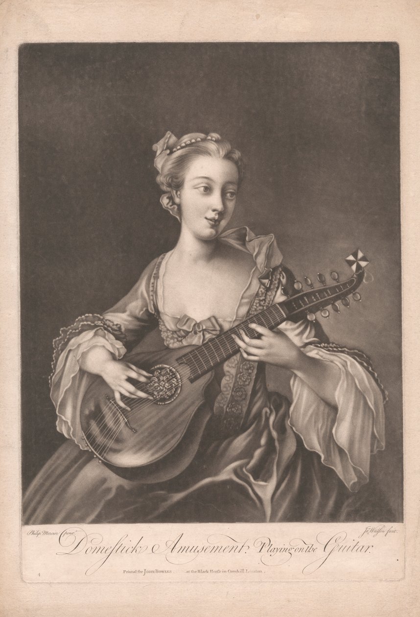 Domestick Amusement: At spille guitar af James Watson