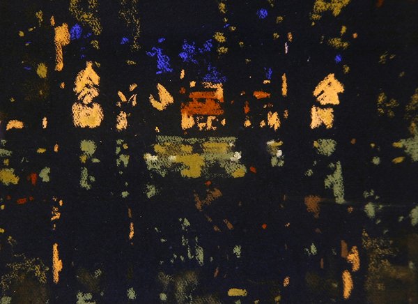 Refleksioner af et landskab (pastel på papir) af James Watterston Herald