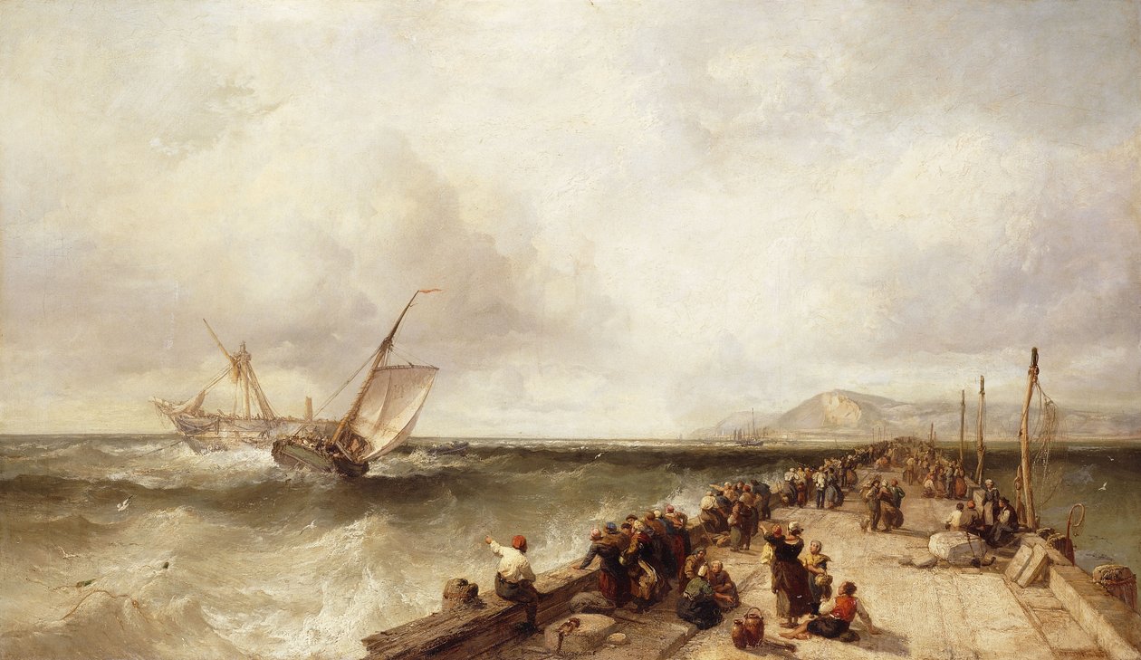 Honfleur, 1867 af James Webb