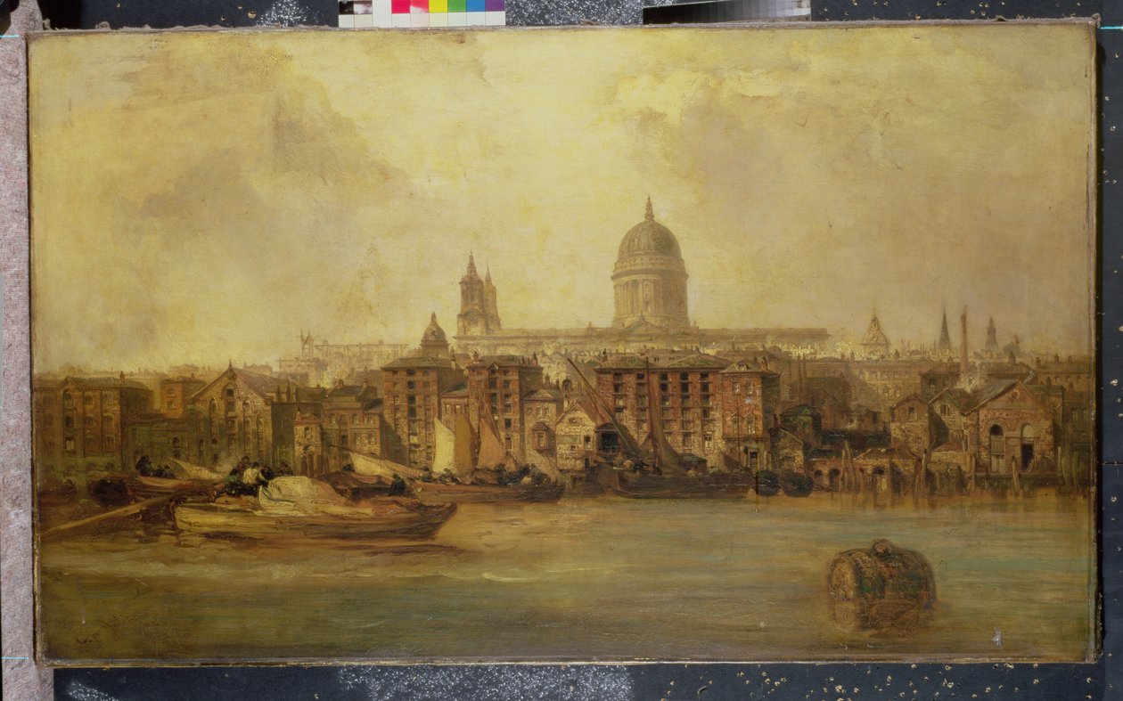 Themsen nær Blackfriars af James Webb