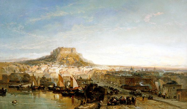 Udsigt over Cartagena, Spaniens østkyst af James Webb