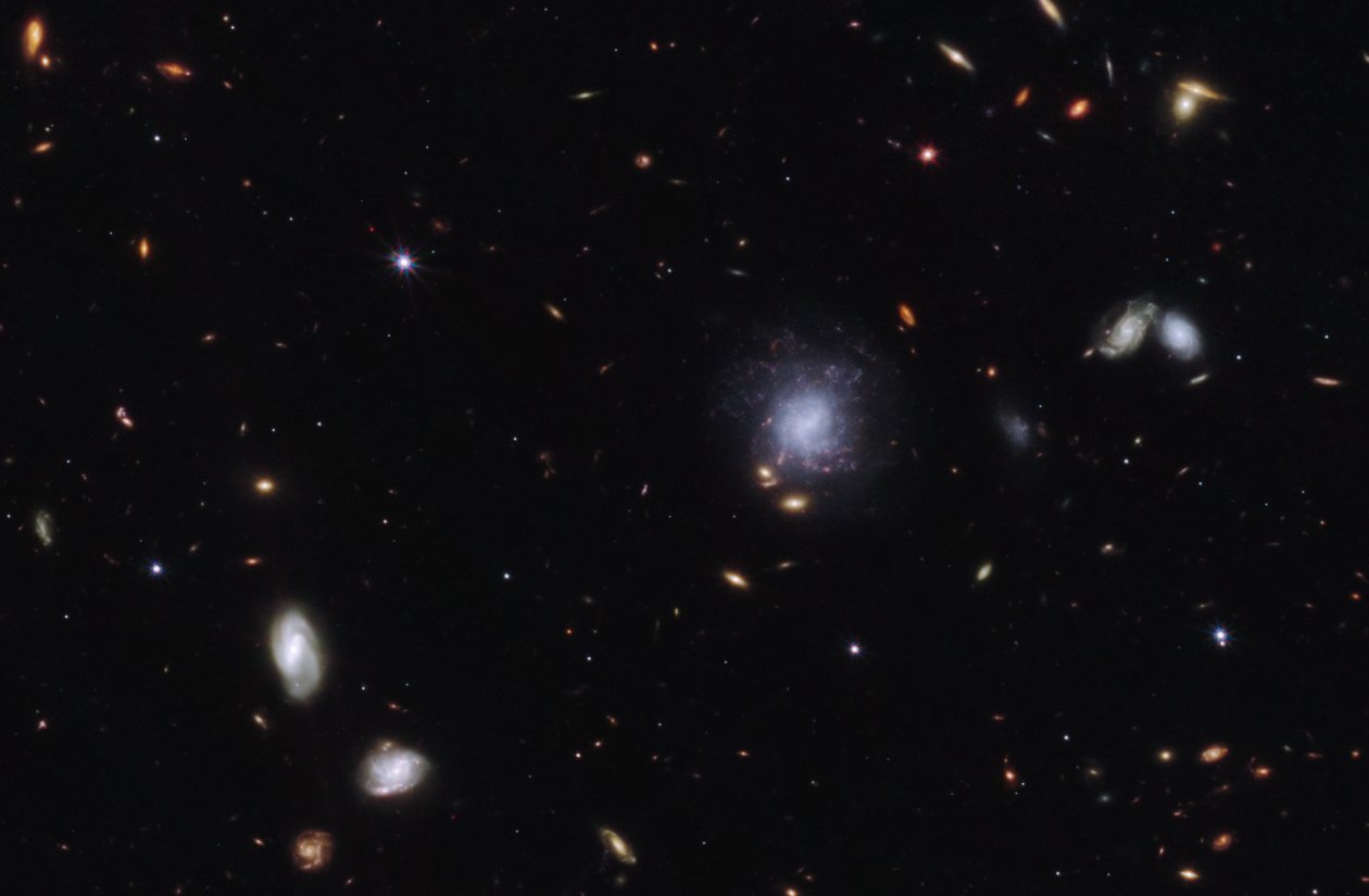 Kilonova og Host Galaxy af James Webb Space Telescope (NASA)
