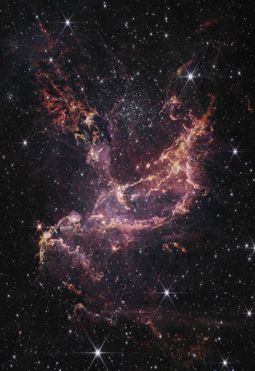 NGC 346 (NIRCam-billede) af James Webb Space Telescope (NASA)