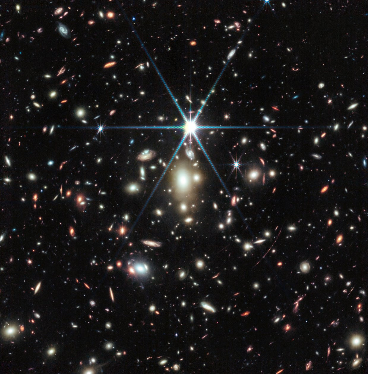 Sunrise Arc (NIRCam-billede) af James Webb Space Telescope (NASA)