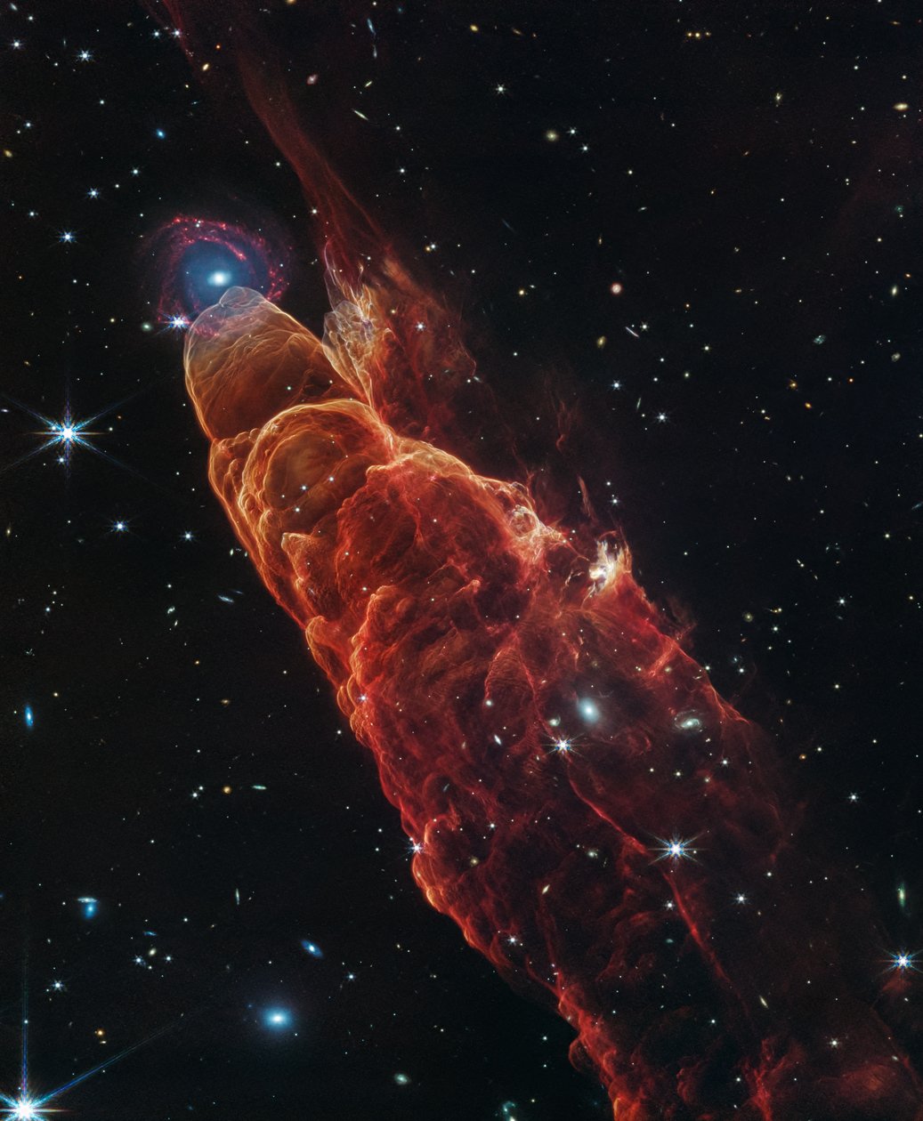 Teleskop afslører den kosmiske tornados sande natur af James Webb Space Telescope (NASA)