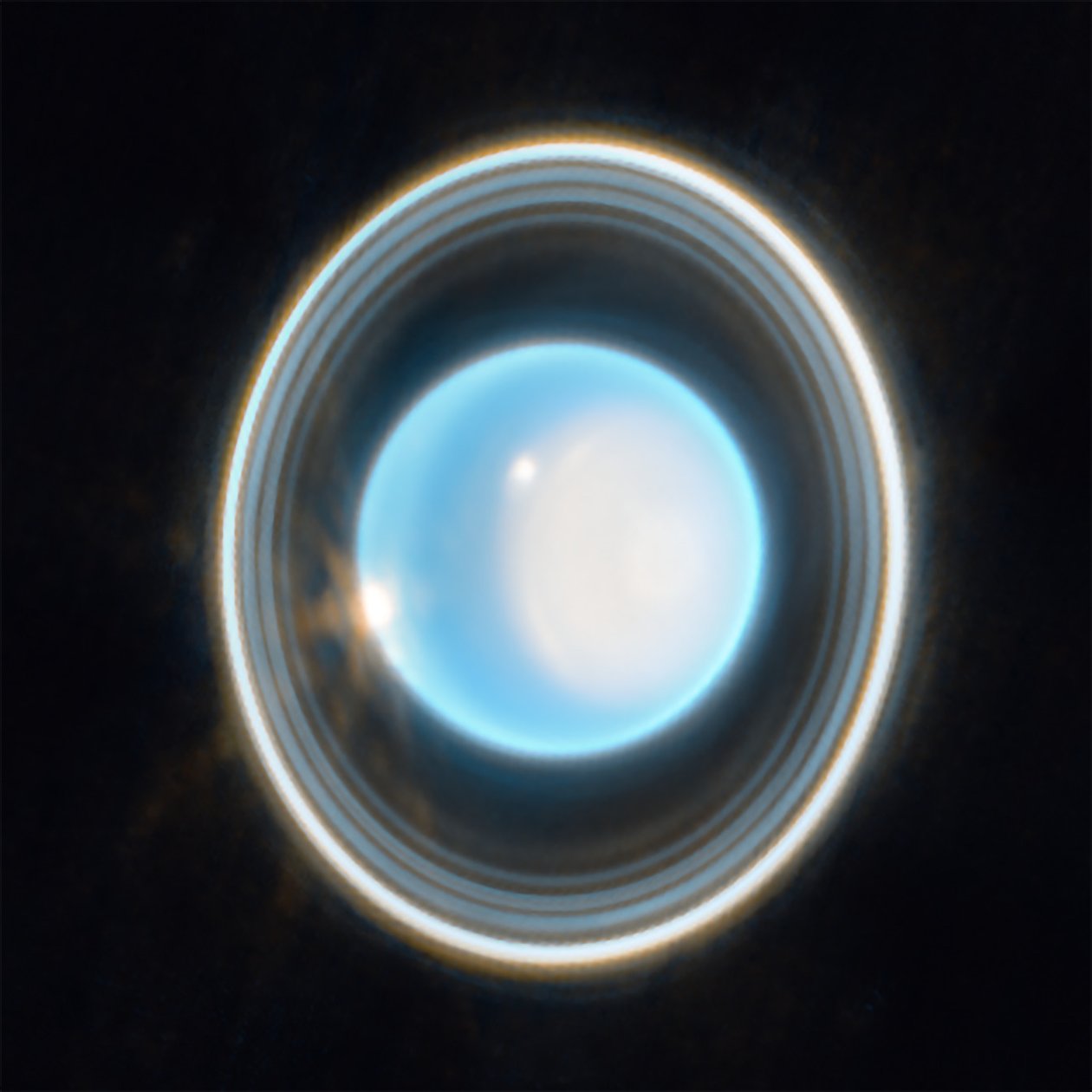 Uranus (NIRCam-kuva) af James Webb Space Telescope (NASA)