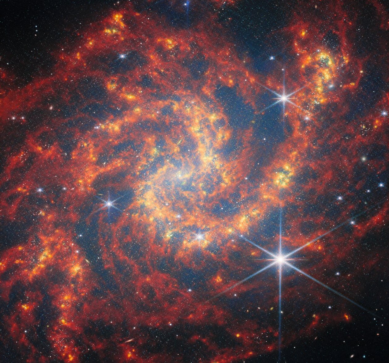 Webb besøger en stjernedannende spiral af James Webb Space Telescope (NASA)