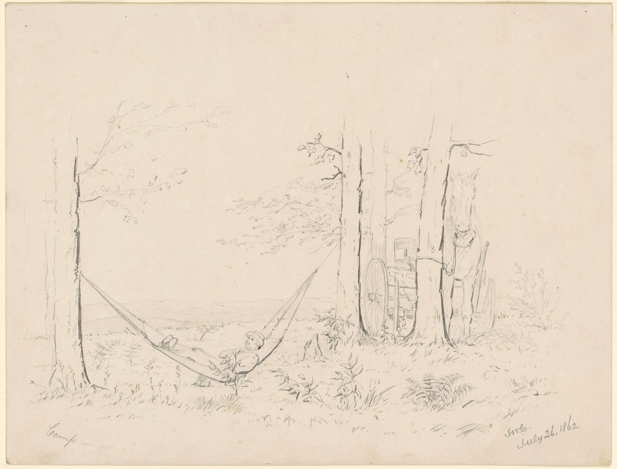 Lejr af James Wells Champney