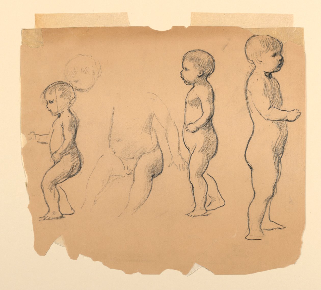 Studier af Putti af James Wells Champney