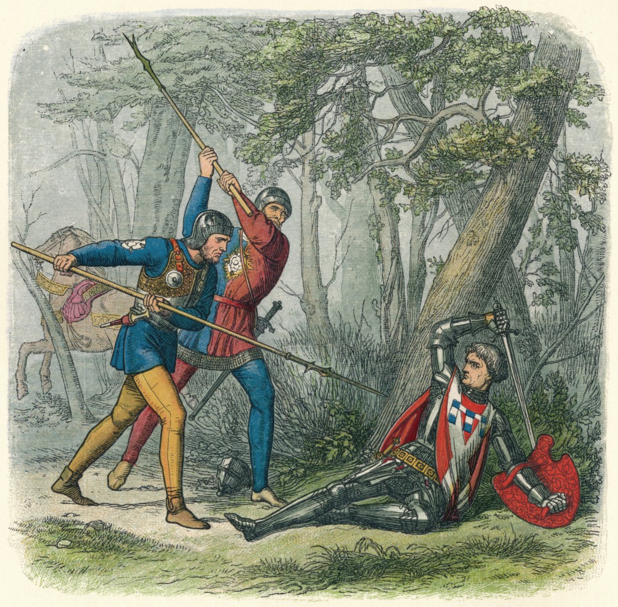 Død til kongemageren, 1471 1864 af James William Edmund Doyle