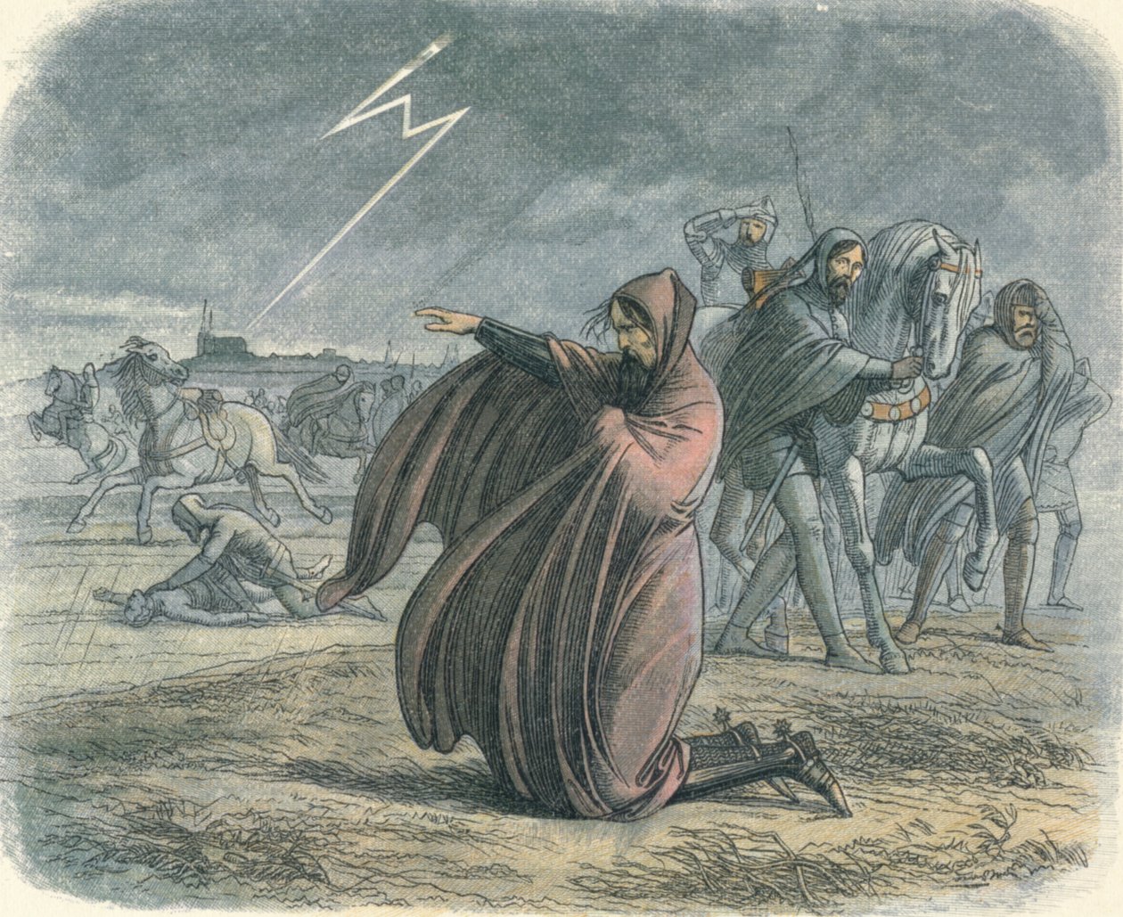 Edward lover, at han vil slutte fred, 1360 1864 af James William Edmund Doyle