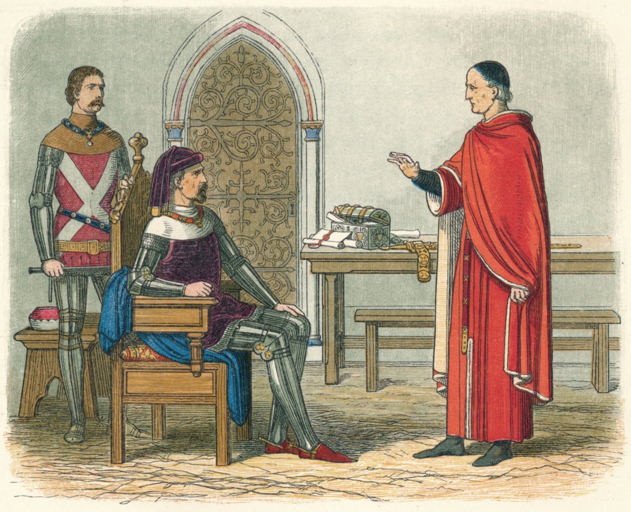 Gascoigne nægter at dømme en prælat eller peer, 1405 1864 af James William Edmund Doyle