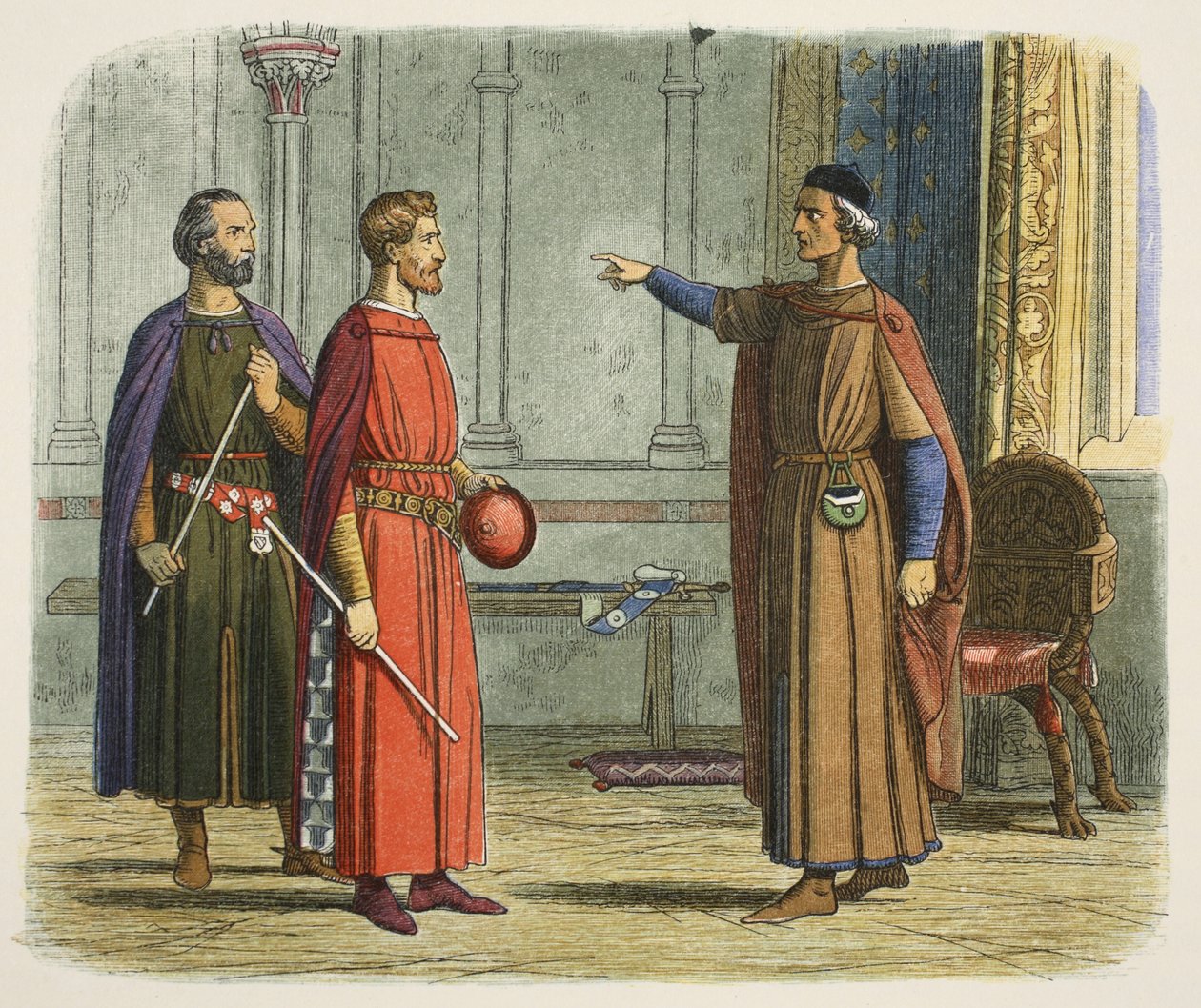 Kong Edward I truer Lord Marshal af James William Edmund Doyle