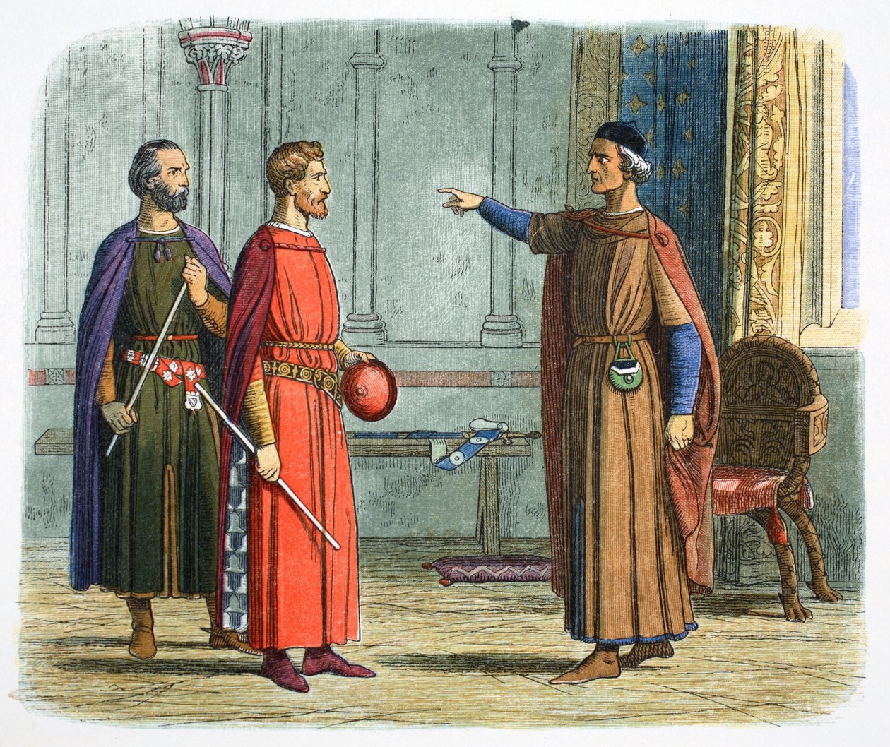 Kong Edward I truer Lord Marshal, 1297 1864. af James William Edmund Doyle