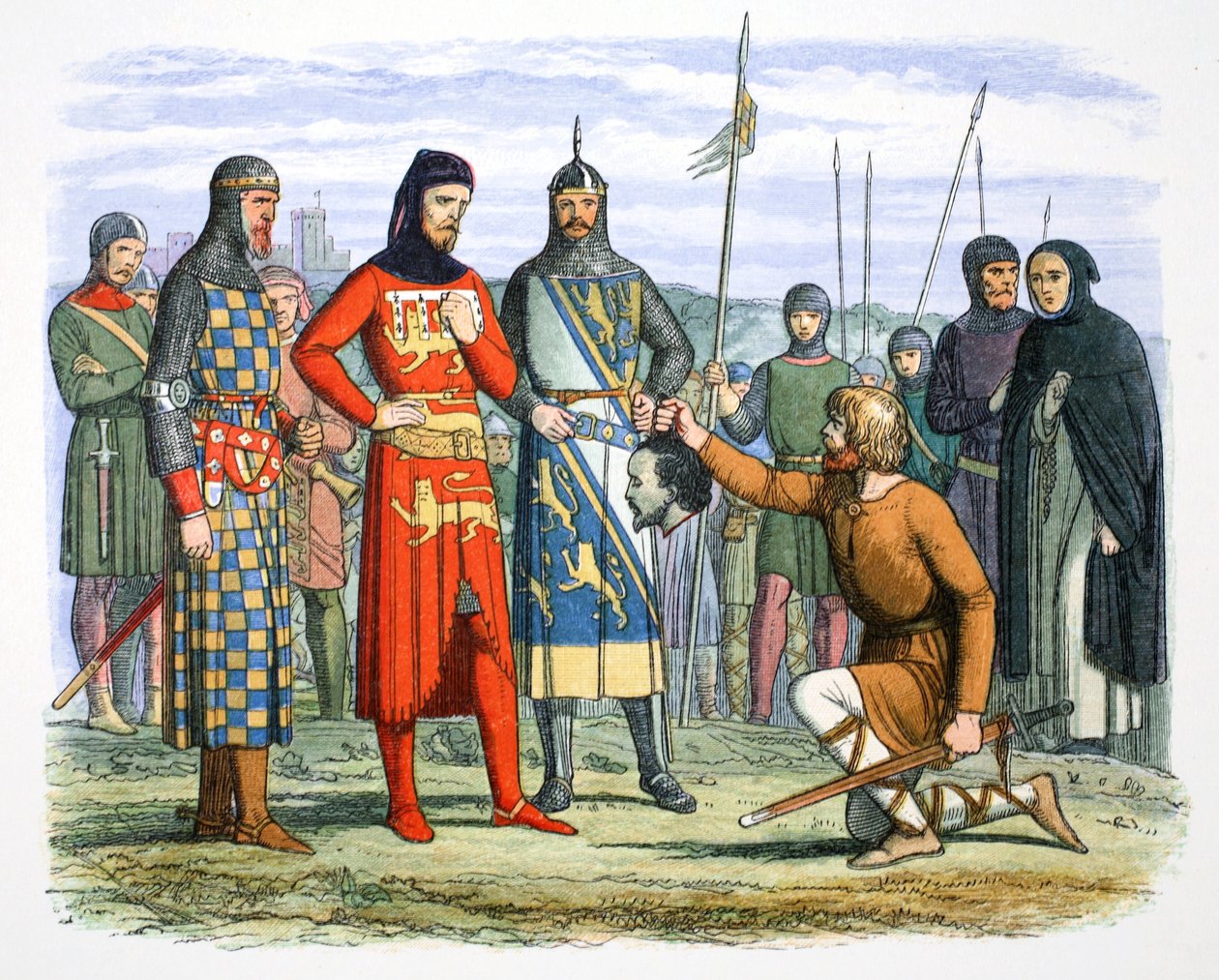 Piers Gavestons hoved vist til jarlen af Lancaster, 1312 1864. af James William Edmund Doyle