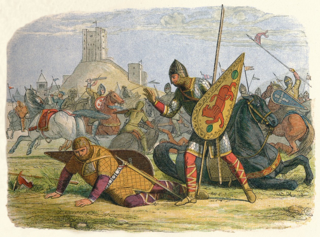 Robert sårer sin far, 1079 1864 af James William Edmund Doyle