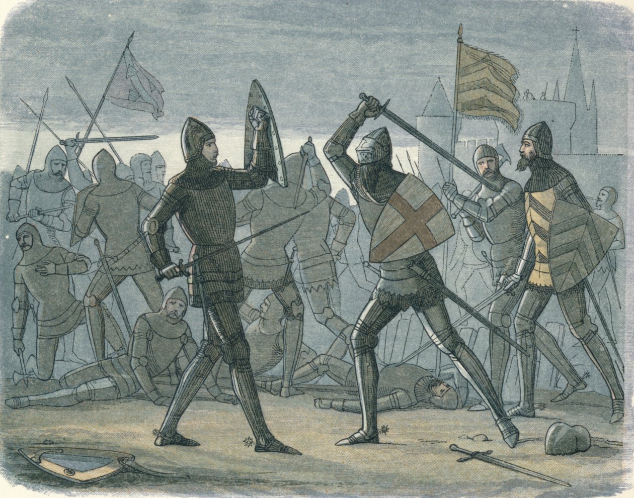 Relieffet af Calais, 1864 af James William Edmund Doyle