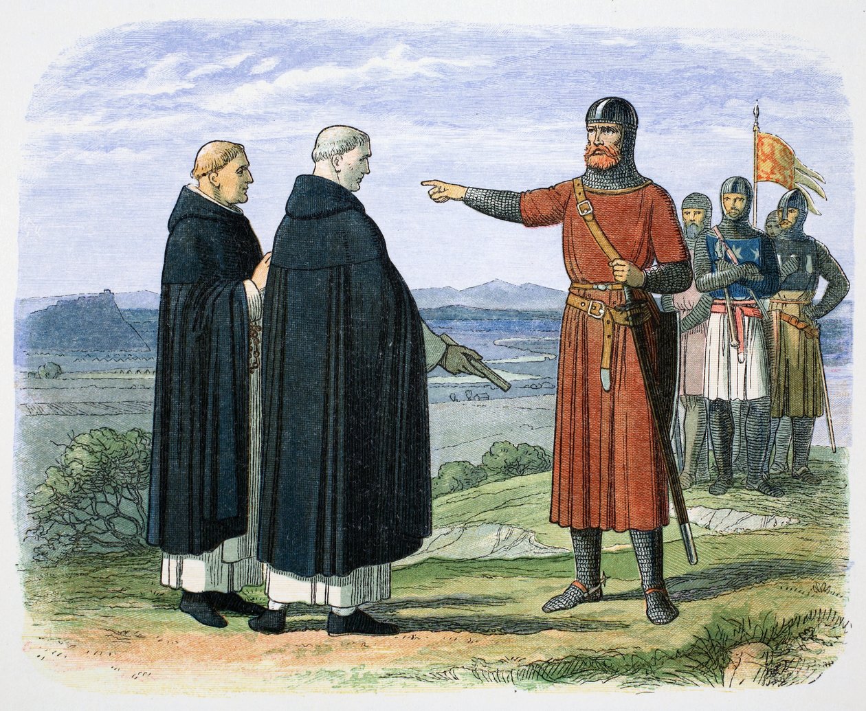 William Wallace afviser de engelske forslag, 1297 1864. af James William Edmund Doyle