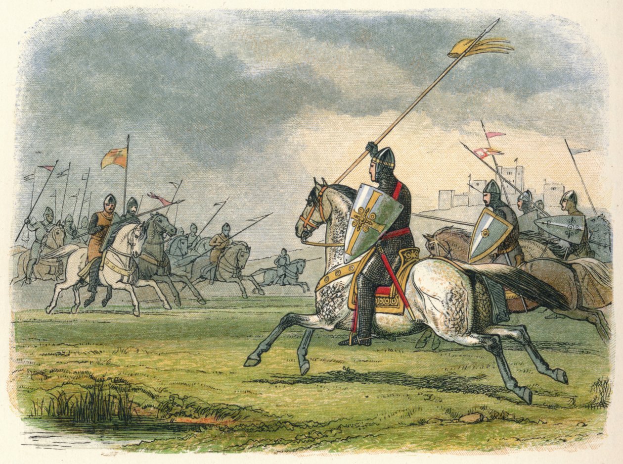 Vilhelm Løven taget til fange, 1174 1864 af James William Edmund Doyle