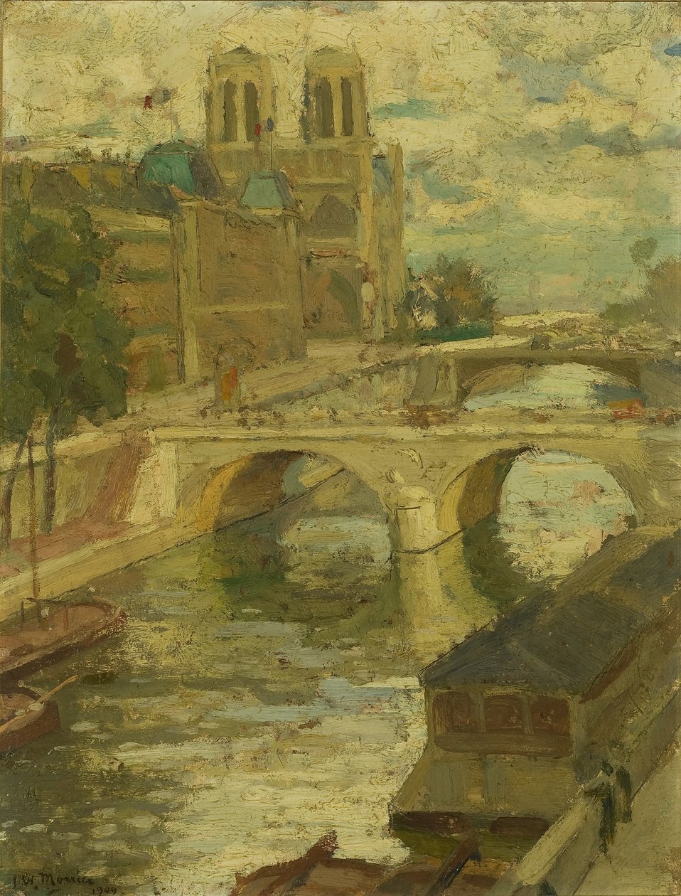 Notre Dame, 1904 af James Wilson Morrice