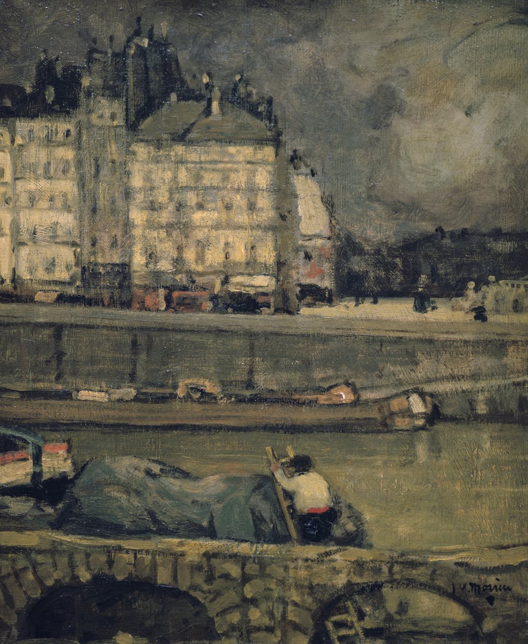 Kanterne af Seinen, Paris, 1880-1924 af James Wilson Morrice