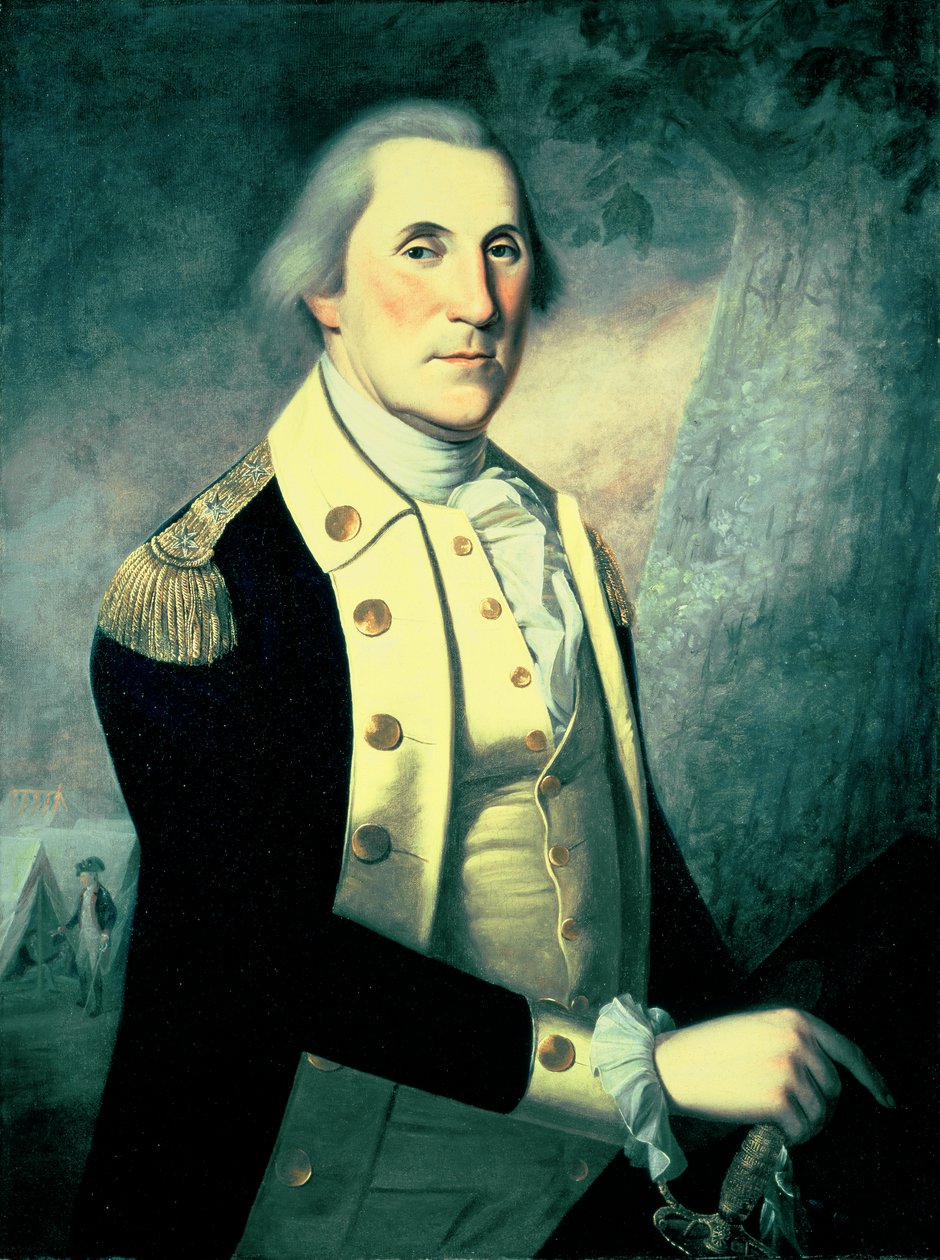 Portræt af George Washington af James the Elder Peale