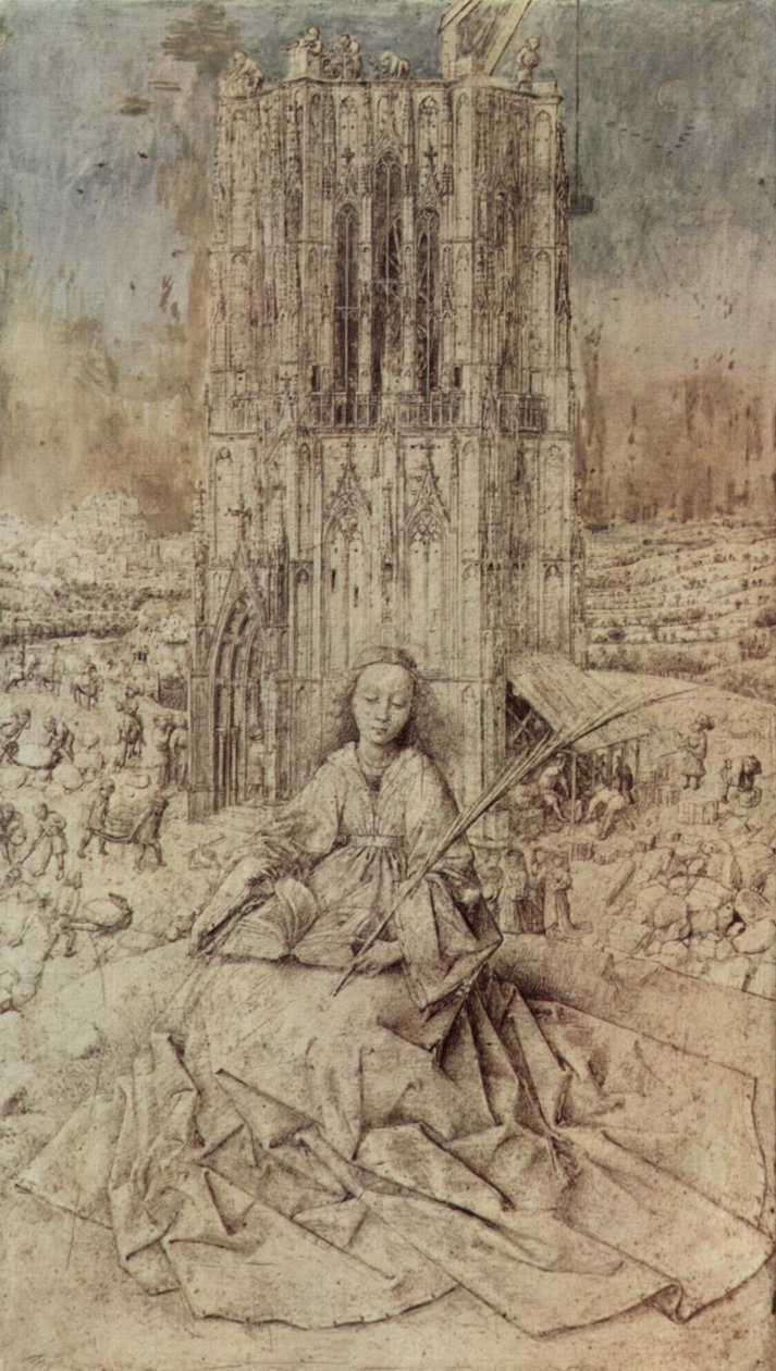 Hl. Barbara af Jan van Eyck