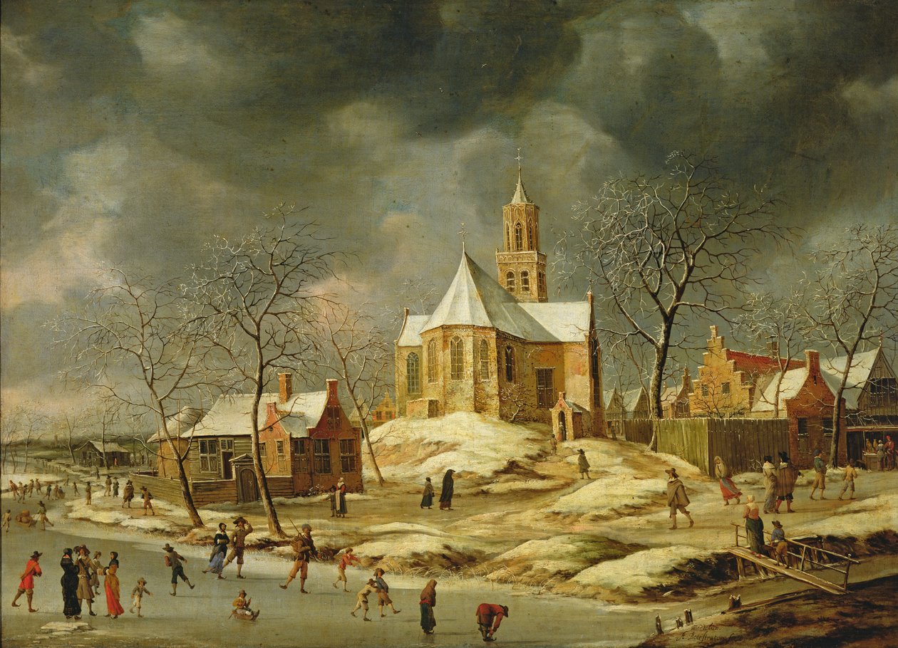 Landsbyen Midlum af Jan Abrahamsz. Beerstraten