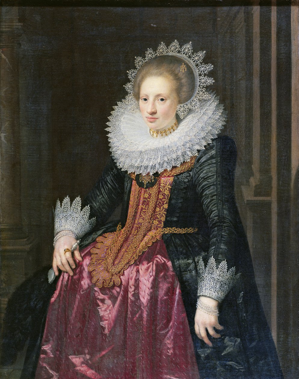 Madame Vrijdags van Vollenhoven, 1620 af Jan Anthonisz. van Ravesteyn