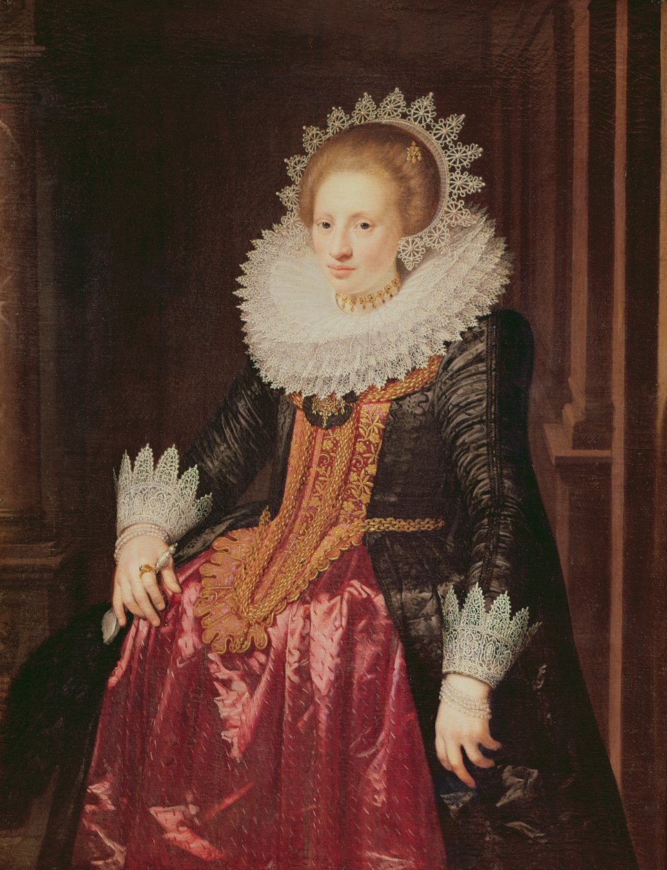 Portræt af en dame, 1620 af Jan Anthonisz. van Ravesteyn