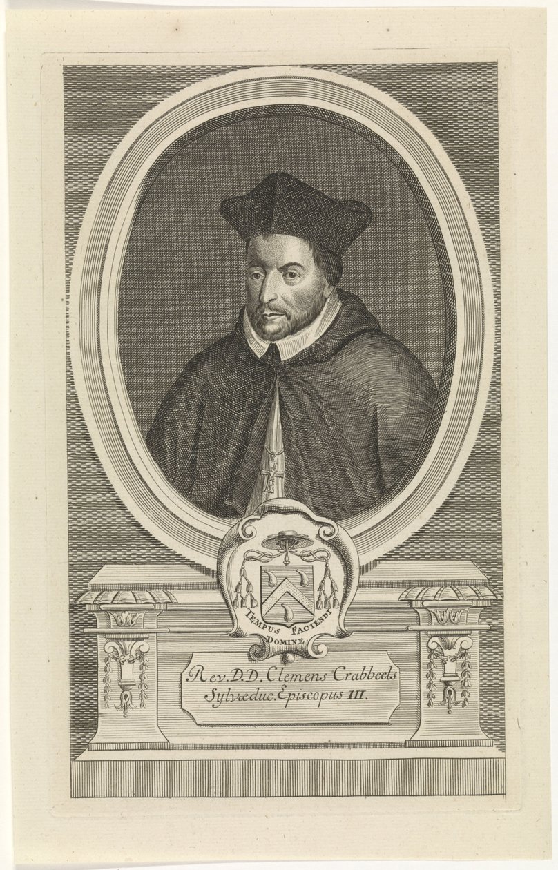 Portræt af Clemens Crabeels graveret af Jan Baptist Jongelinck af Jan Baptist Jongelinck